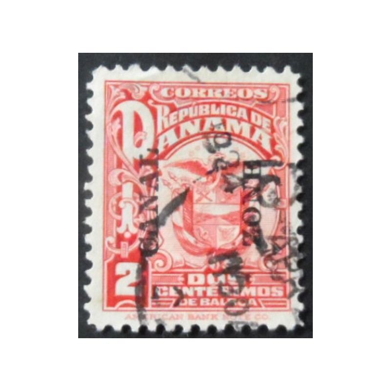 Selo postal do Panamá de 1924 Coat of arms 2