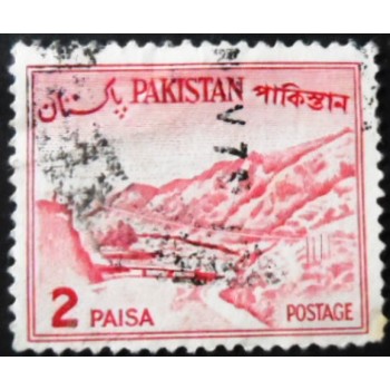 Imagem similar à do selo postal do Paquistão de 1964 Khyber Pass 20