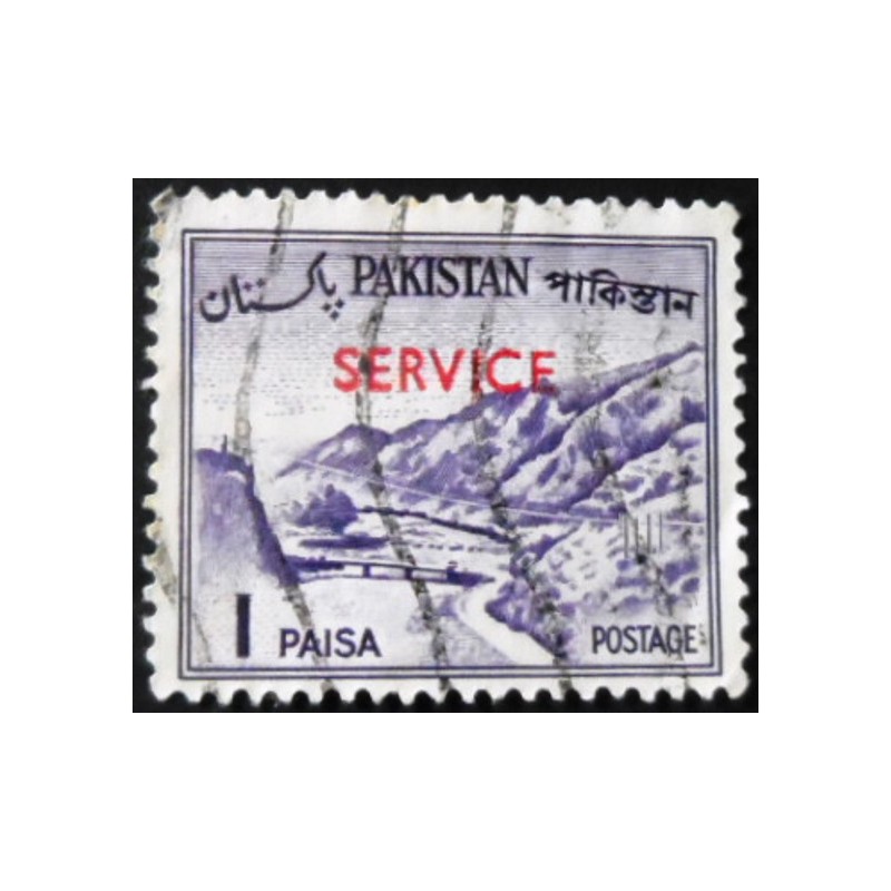 Selo postal do Paquistão de 1963 Khyber Pass 1