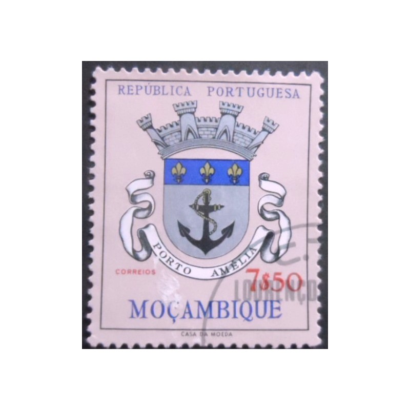 Selo postal de Moçambique de 1961 Vila Porto Amelia U