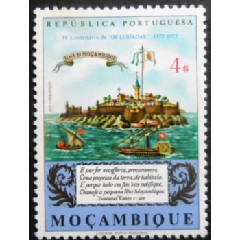Selo postal de Moçambique de 1972 4th centenary of The Lusiads