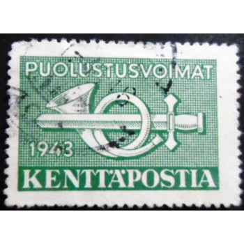 Selo postal da Finlândia de 1943 Army Postal Service