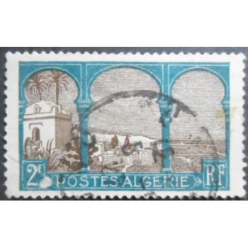Selo postal da Argélia de 1926 Bay of Algiers 2
