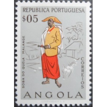 Selo postal de  Angola 1957 Chief of Quela 401 N