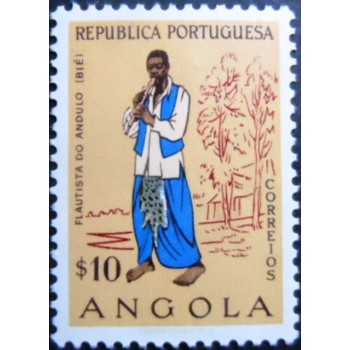 Selo postal de Angola de 1957 Piper from Andulo