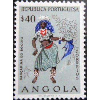 Selo postal de Angola de 1957 Dancer from Bocoio M