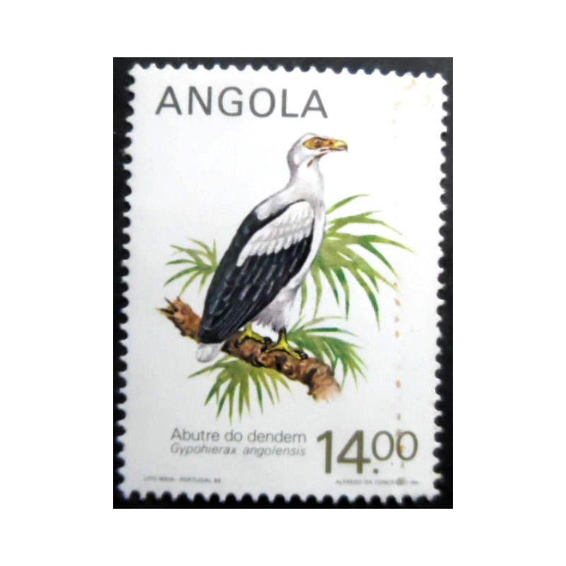 Selo postal de Angola de 1984 Palm-nut Vulture