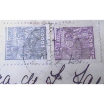 Envelope circulado em 1943 São Paulo x Araraquara 50