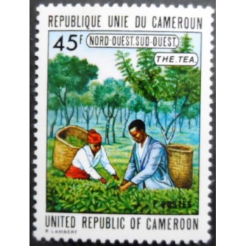 Selo postal de Camarões de 1973 Tea