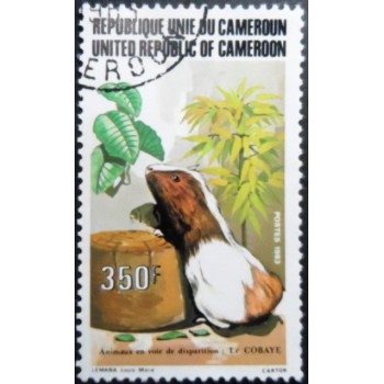 Selo postal de Camarões de 1983 Guinea Pig MCC