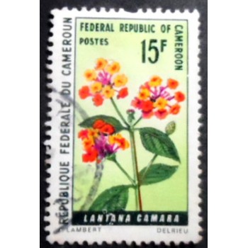 Selo postal de Camarões de 1970 - Red Sage