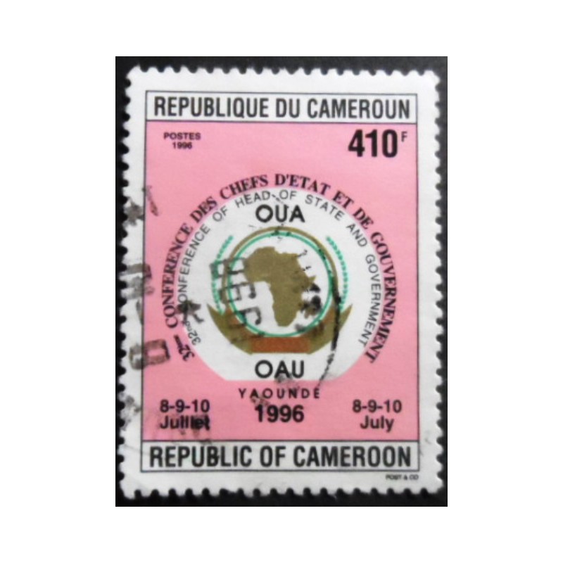 Selo postal dos Camarões de 1996 African Unity Conference