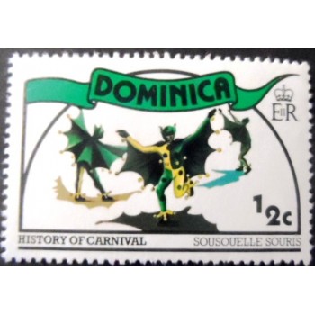 Selo postal de Dominica de 1978 Masqueraders M
