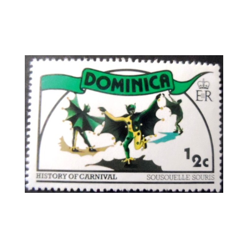 Selo postal de Dominica de 1978 Masqueraders M