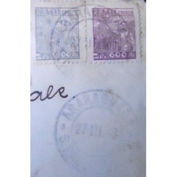 Envelope circulado em 1943 entre Araraquara x Rio de Janeiro 45