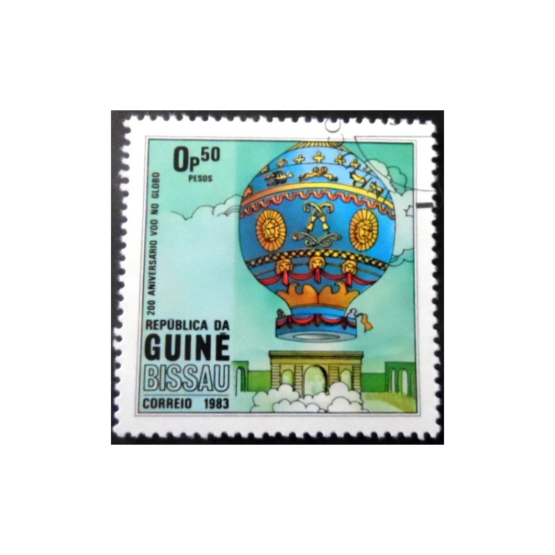 Selo postal da Guiné Bissau de 1983 Balloon 0,50 MCC