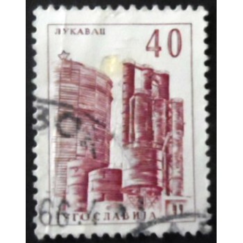 Selo postal da Iuguslávia de 1962 Coke-plant Lukavec