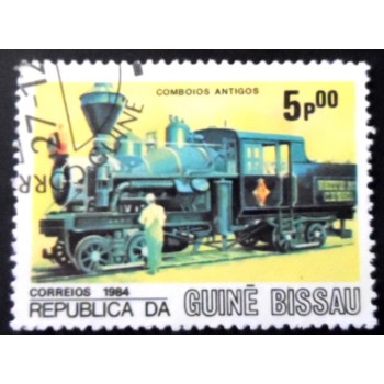 Selo postal da Guiné Bissau de 1984 White Mountain Central Nº 4