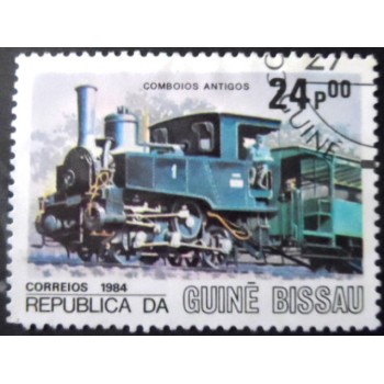Selo postal da Guiné Bissau de 1984 Achenseebahn NCC
