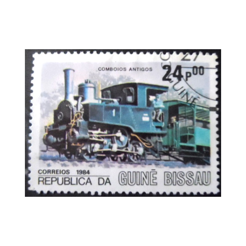 Selo postal da Guiné Bissau de 1984 Achenseebahn NCC