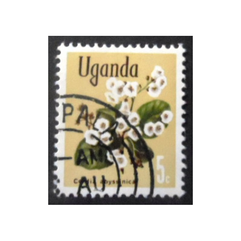 Selo postal da Uganda de 1969 East African Cordia U