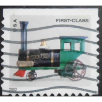 Selo postal dos Estados Unidos de 2002 Toy Locomotive IIBD