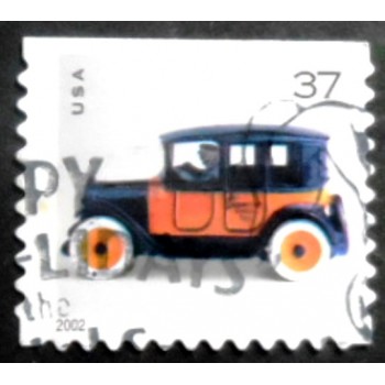 Selo postal dos Estados Unidos de 2002 Toy Taxicab IBDo