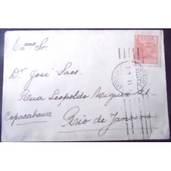 Imagem do Envelope circulado em 1944 São Paulo x Rio de Janeiro 56