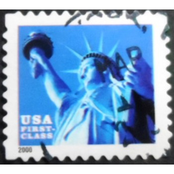 Selo postal dos Estados Unidos de 2000 Statue of Liberty U BA