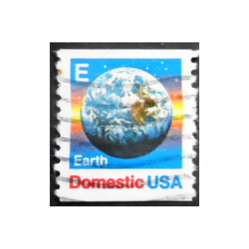 Selo postal dos Estados Unidos de 1988 Earth E Series