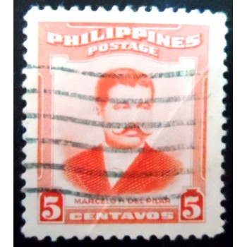 Selo postal da Filipinas de 1952 - Marcelo H. del Pilar