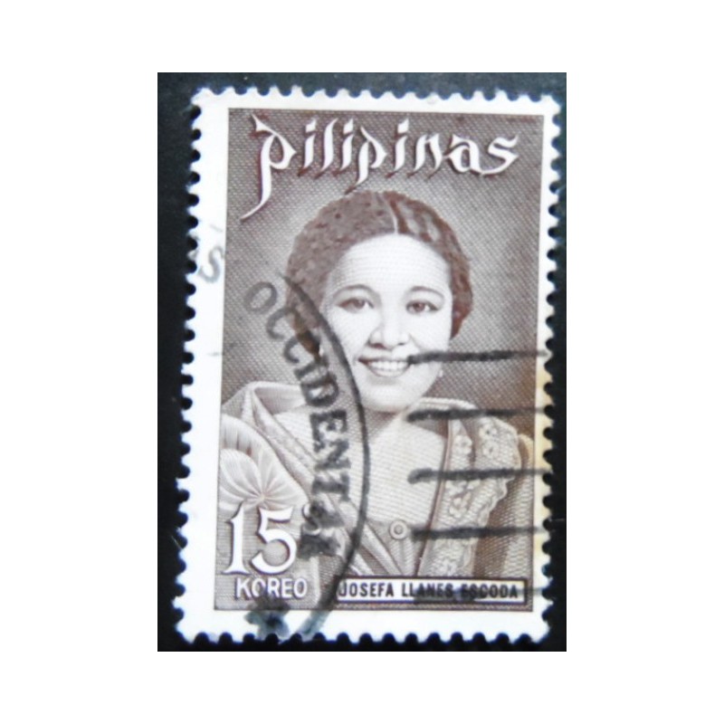 Selo postal das Filipinas de 1973 Josefa Llanes Escoda