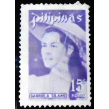 Selo postal das Filipinas de 1974 Gabriela Silang N