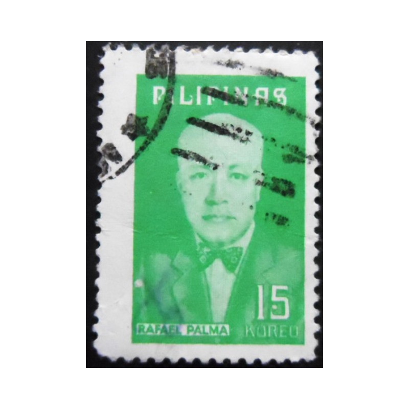 Selo postal das Filipinas de 1975 Rafael Palma y Velasquez