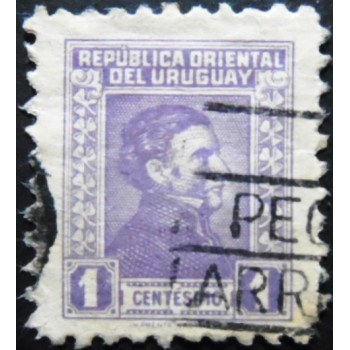 Selo postal do Uruguai de 1935 General José Artigas  1