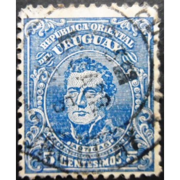 Selo postal do Uruguai de 1913 General José Artigas  5