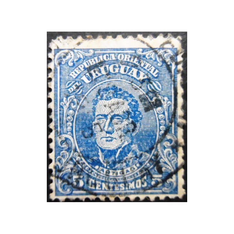 Selo postal do Uruguai de 1913 General José Artigas  5