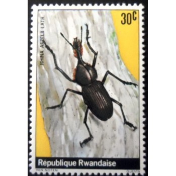 Selo postal de Ruanda de 1978 Weevil  M