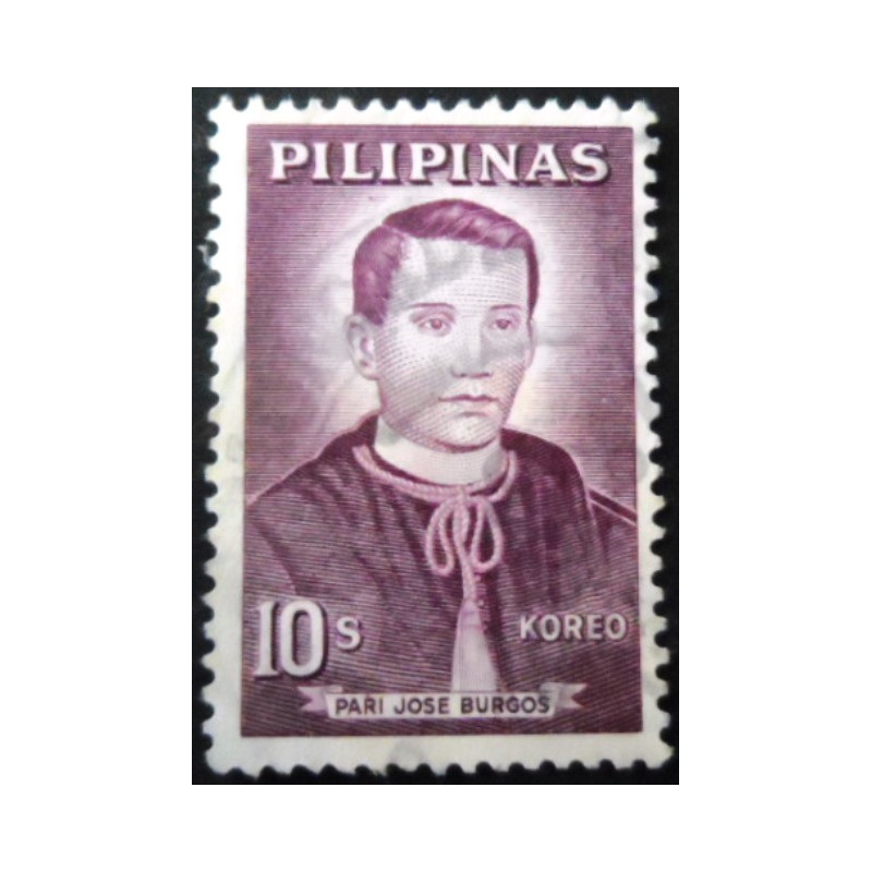 Selo postal das Filipinas de 1963 José Apolonio Burgos y García 10