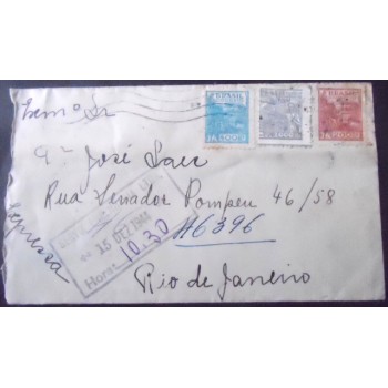 Imagem do Envelope circulado em 1944 Araraquara x Rio de Janeiro 61