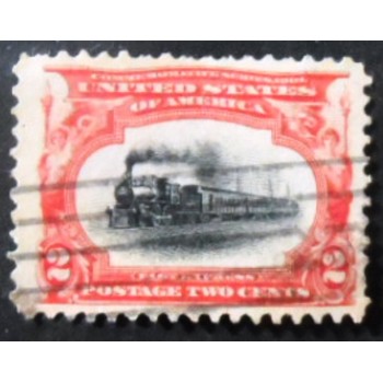 Selo postal dos Estados Unidos de 1901 Empire State Express 2