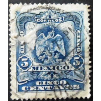 Selo postal do México de 1899 - Emblem 5