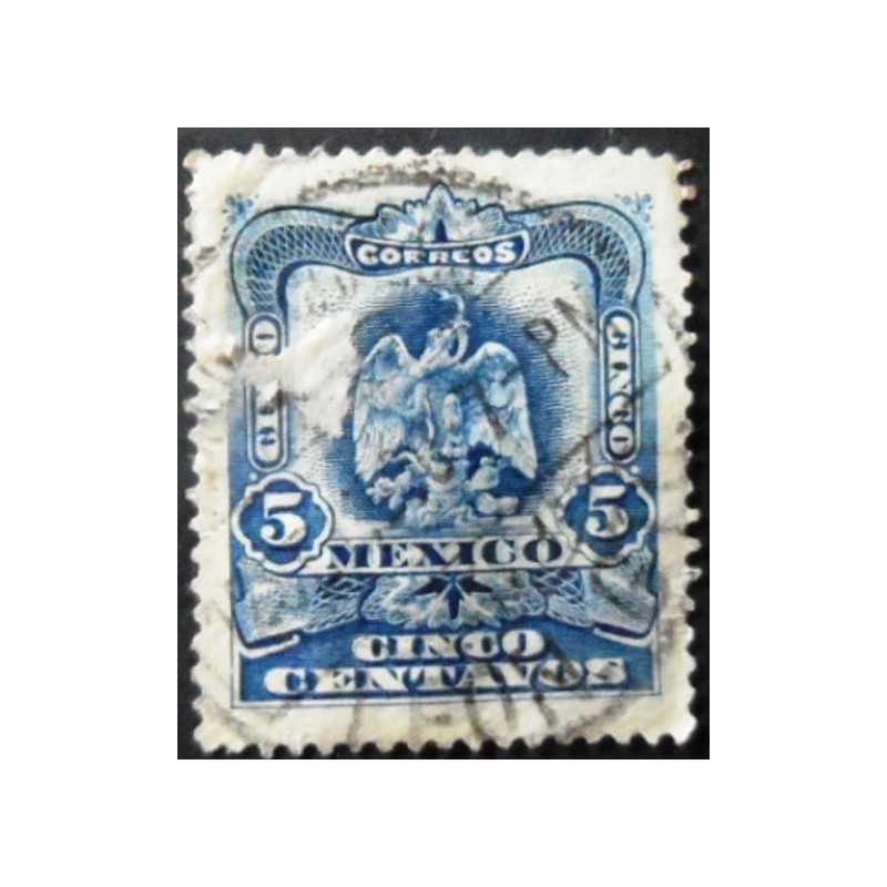 Selo postal do México de 1899 - Emblem 5