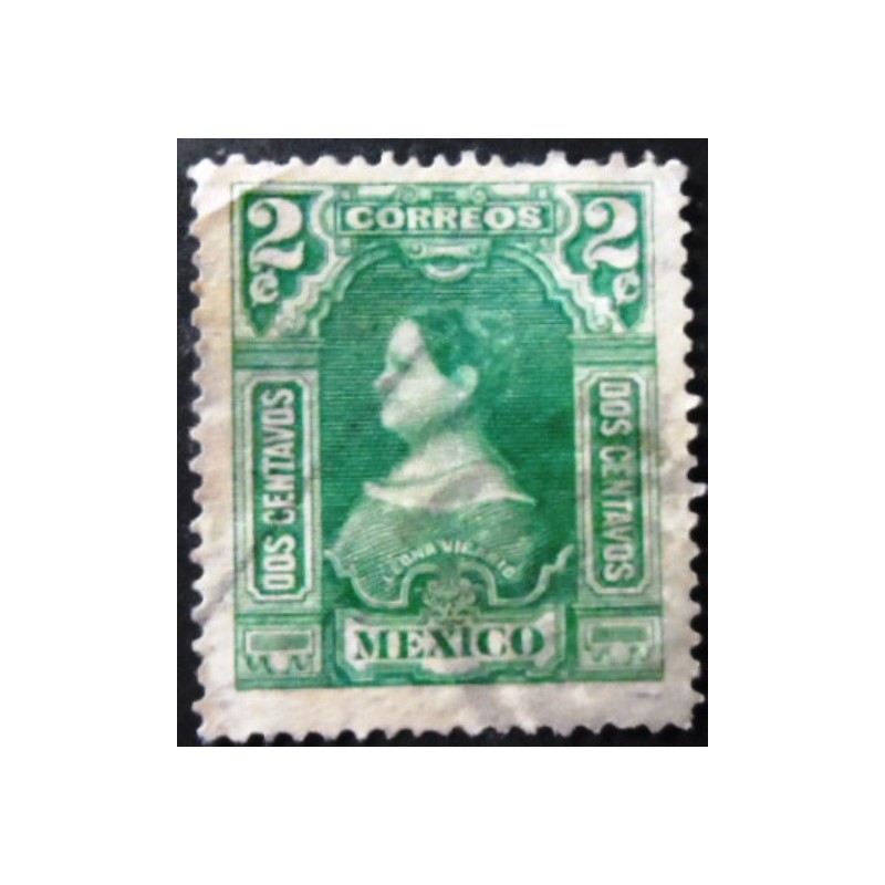 Selo postal do México de 1910 Leona Vicario 2