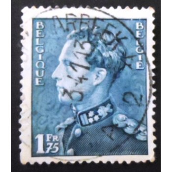Selo postal da Bélgica de 1937 King Leopold III 1,75