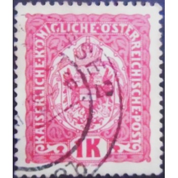 Selo postal da Áustria de 1918 Coat of Arms 1