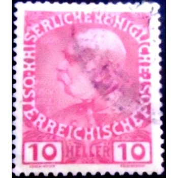 Imagem similar à do selo postal Áustria 1913 Emperor Franz Joseph U x