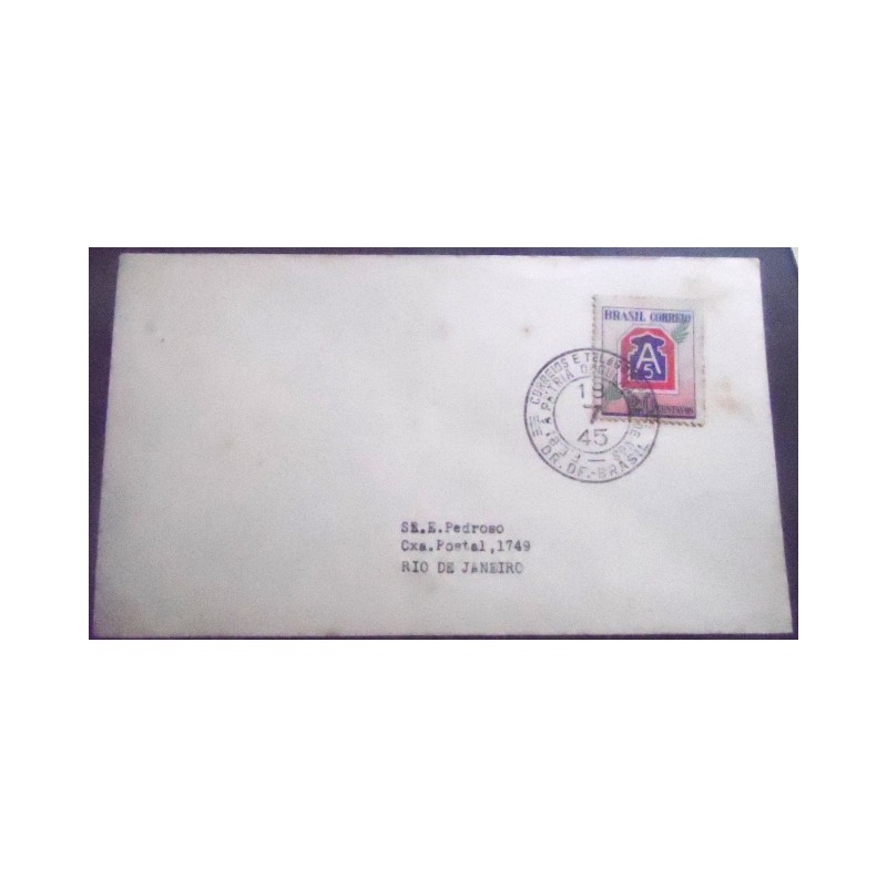 Imagem do Envelope com Carimbo Comemorativo de 1945 V Exército