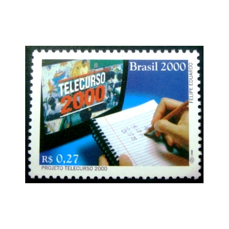 Selo postal do Brasil de 2000 TELECURSO