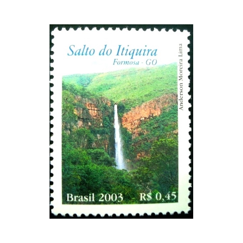 Selo postal do Brasil de 2003 - Salto do Itiquira M